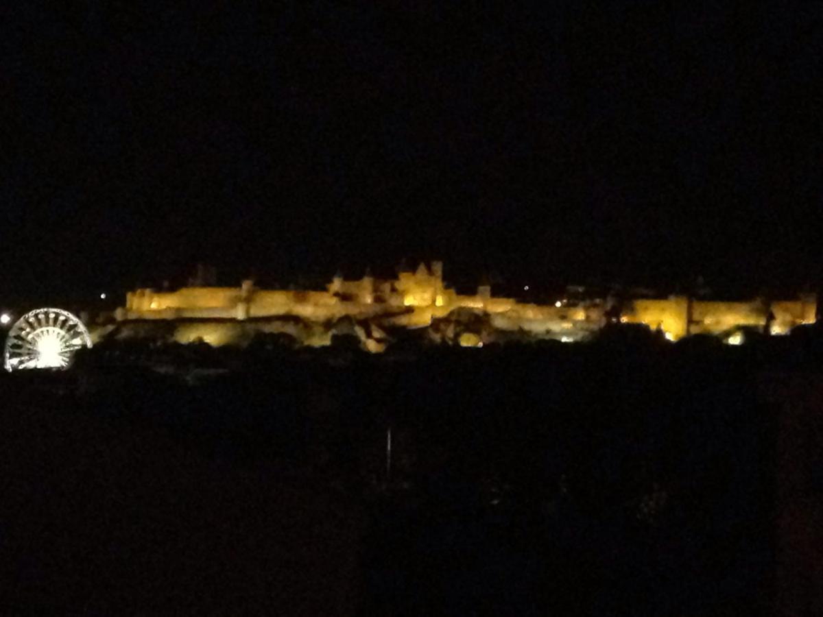 Chambre D'Hote Vue Imprenable Sur Cite - Villa Rose Carcassonne Buitenkant foto