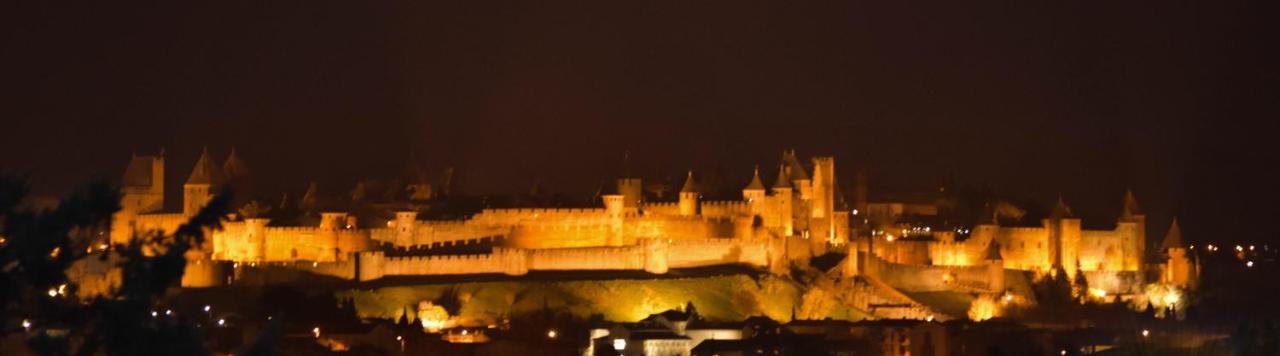 Chambre D'Hote Vue Imprenable Sur Cite - Villa Rose Carcassonne Buitenkant foto